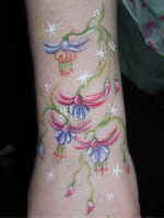 Temp Tattoo: Detailed Flowers