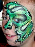 Monsters: Green Half Faced Monster
