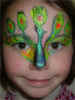 Peacock: All Face Painting, Body Painting, and Special Effects Images on this site are Copyright@Cool Faces.