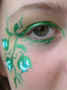 Eye Makeup: Cheekart: All Face Painting, Body Painting, and Special Effects Images on this site are Copyright@Cool Faces.