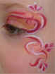 Eye Makeup: Cheekart: All Face Painting, Body Painting, and Special Effects Images on this site are Copyright@Cool Faces.